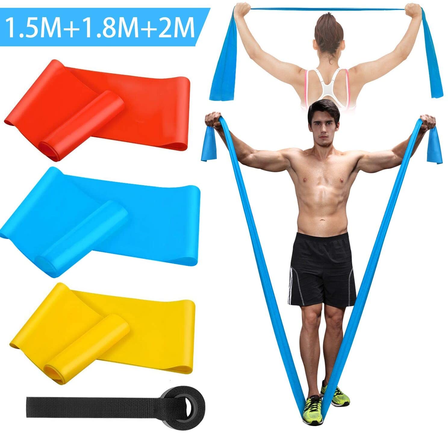 Elastyczne taśmy fitness 3 szt – Crossfit Workout With Equipment recenzja i cena