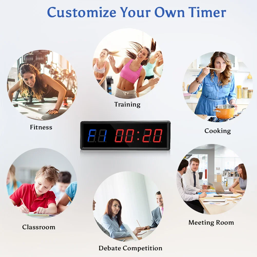 Seesii Timer 1.5-calowy Cyfrow – Crossfit No Equipment recenzja i cena