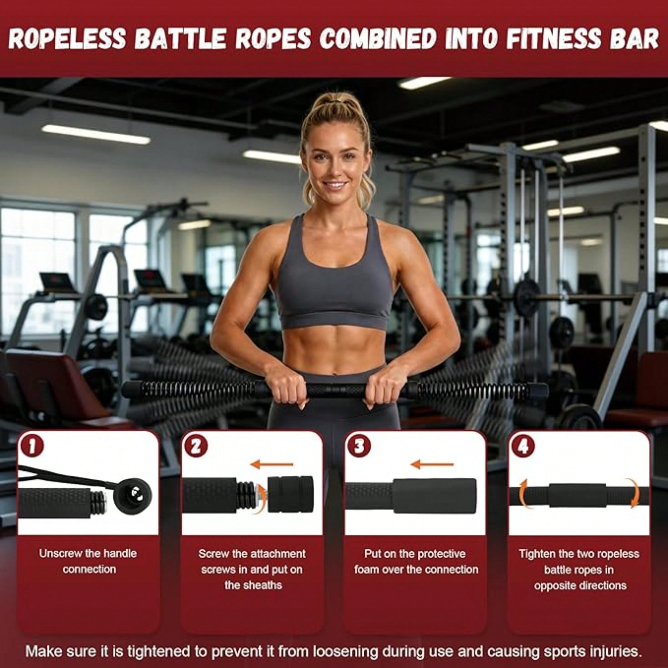 Ulepszony bezprzewodowy sprzęt – Crossfit Workout With Equipment recenzja i cena